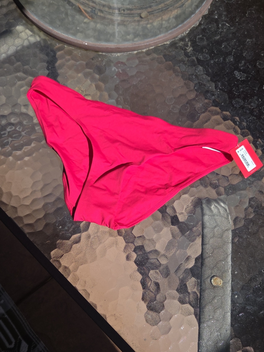 NWT spanx swim bikini bottom hibiscus small & med